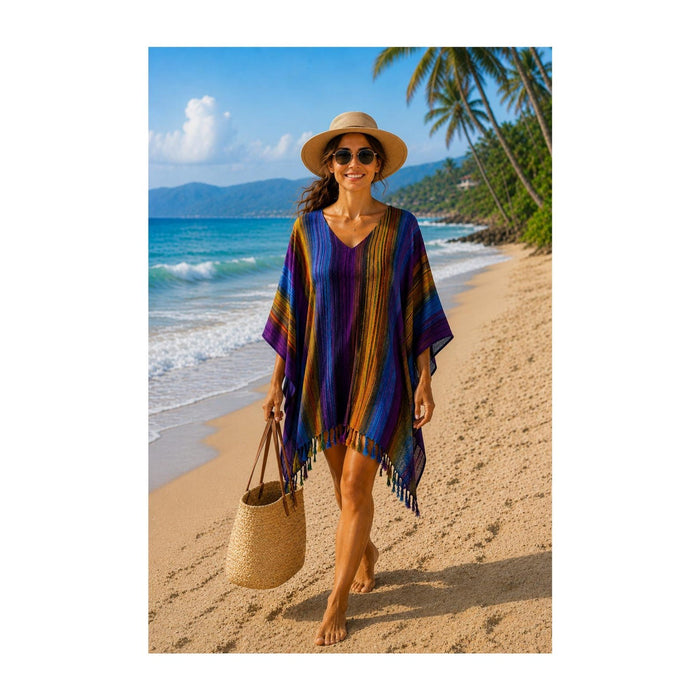 Dove Printed Cover-Up Dress