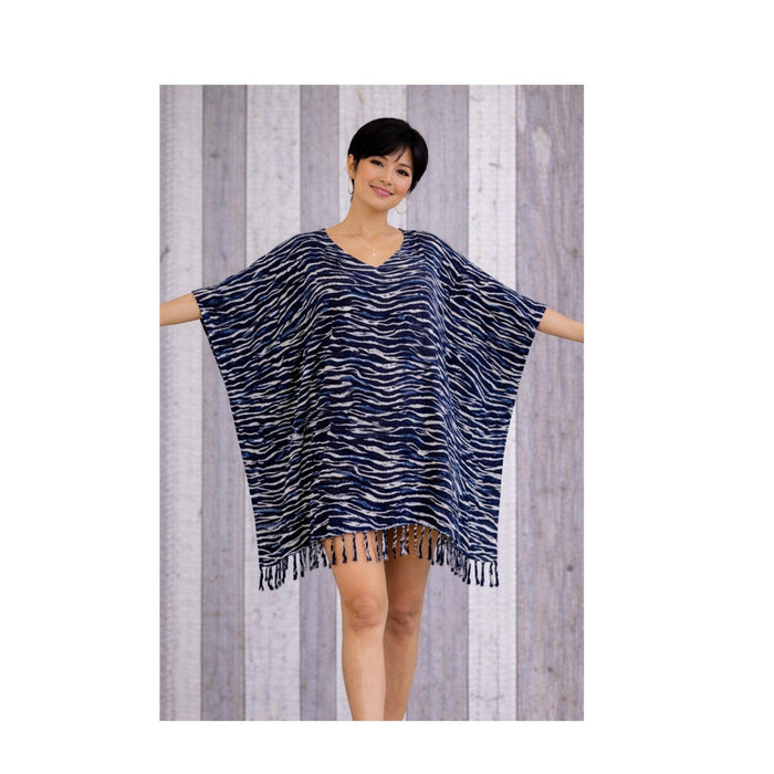 Sage Printed Cover-Up Dress
